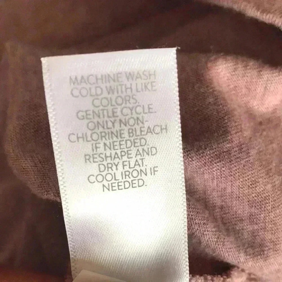 Pure Jill By J. Jill Heather Purple Mock Turtleneck Top Size M - Picture 6 of 6